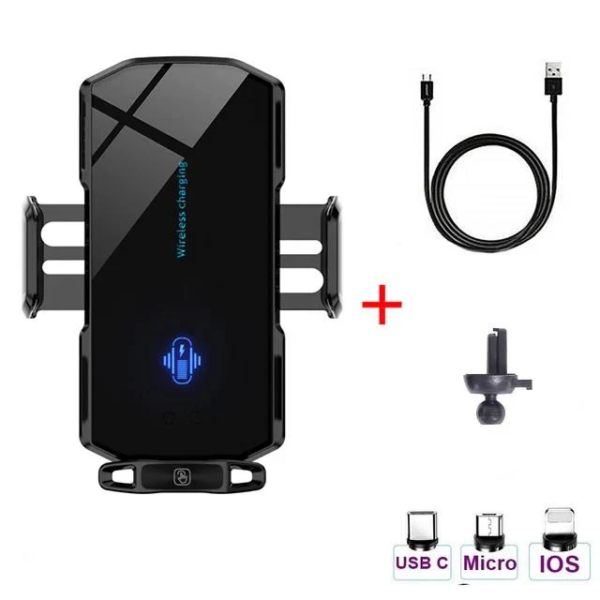 Smart Sensor Wireless Car Charger F100 & Phone Holder